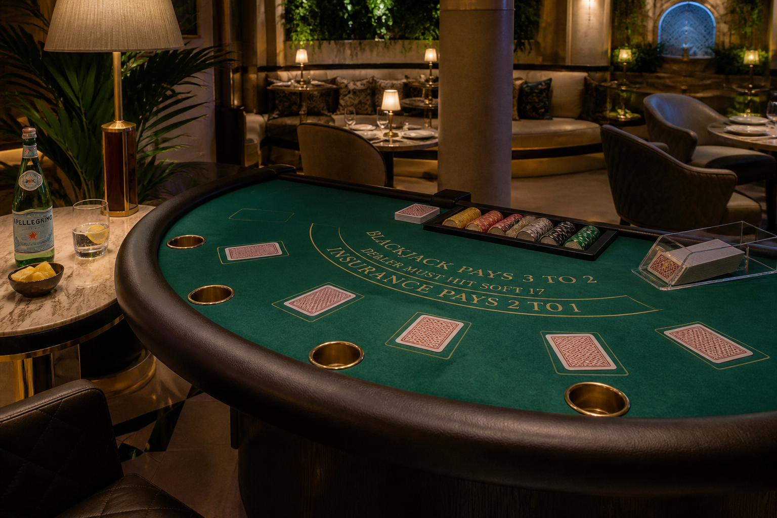 Table de blackjack Lasagerie Marseille
